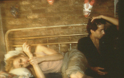 Greer and Robert on the bed, NYC 1983