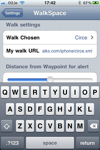 adding a walk URL