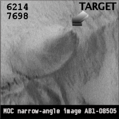 Target reference material used in folder for target #3 (6214/7698)